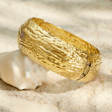 316L Stainless Steel 18K PVD Gold Irregular Bangle made with 316L stainless steel and 18K PVD gold finish for wholesale jewelry buyers - image 7