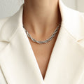 Twist Chain Necklace / Steel