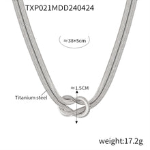 316L Stainless Steel Knot Design Double Layer Snake Chain - Image 5