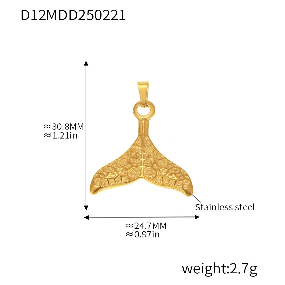 316L Stainless Steel Gold Pendant Necklace Charm Collection