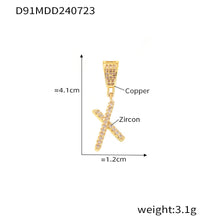 316L Stainless Steel 18K PVD Gold Letter Charm Pendant made with 316L stainless steel and 18K PVD gold finish for wholesale jewelry buyers - image 11