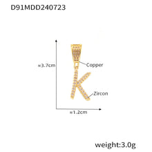 316L Stainless Steel 18K PVD Gold Letter Charm Pendant made with 316L stainless steel and 18K PVD gold finish for wholesale jewelry buyers - image 12