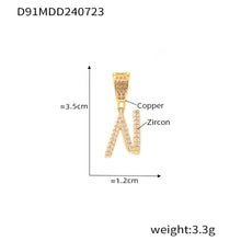 316L Stainless Steel 18K PVD Gold Letter Charm Pendant made with 316L stainless steel and 18K PVD gold finish for wholesale jewelry buyers - image 15