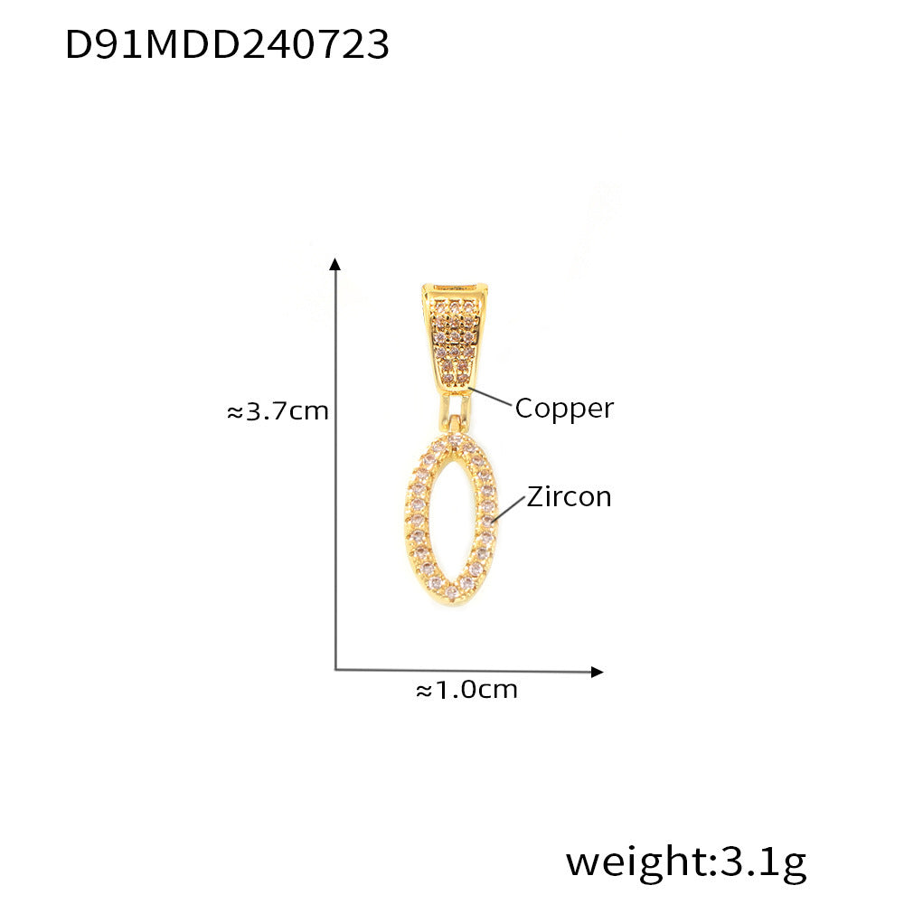 316L Stainless Steel 18K PVD Gold Letter Charm Pendant made with 316L stainless steel and 18K PVD gold finish for wholesale jewelry buyers - image 16