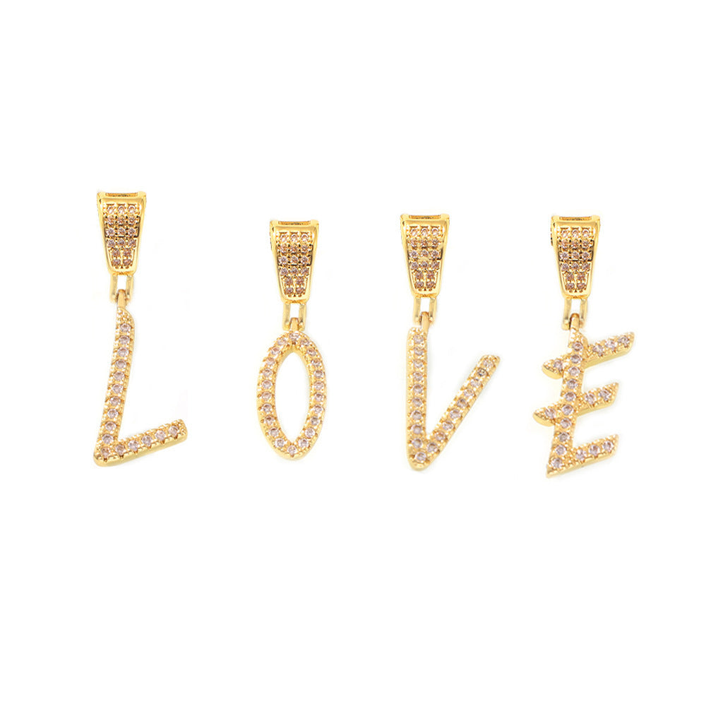 316L Stainless Steel 18K PVD Gold Letter Charm Pendant made with 316L stainless steel and 18K PVD gold finish for wholesale jewelry buyers - image 26