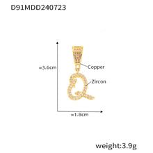 316L Stainless Steel 18K PVD Gold Letter Charm Pendant made with 316L stainless steel and 18K PVD gold finish for wholesale jewelry buyers - image 4