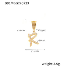 316L Stainless Steel 18K PVD Gold Letter Charm Pendant made with 316L stainless steel and 18K PVD gold finish for wholesale jewelry buyers - image 5