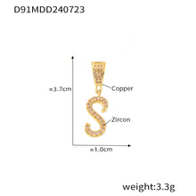 316L Stainless Steel 18K PVD Gold Letter Charm Pendant made with 316L stainless steel and 18K PVD gold finish for wholesale jewelry buyers - image 6