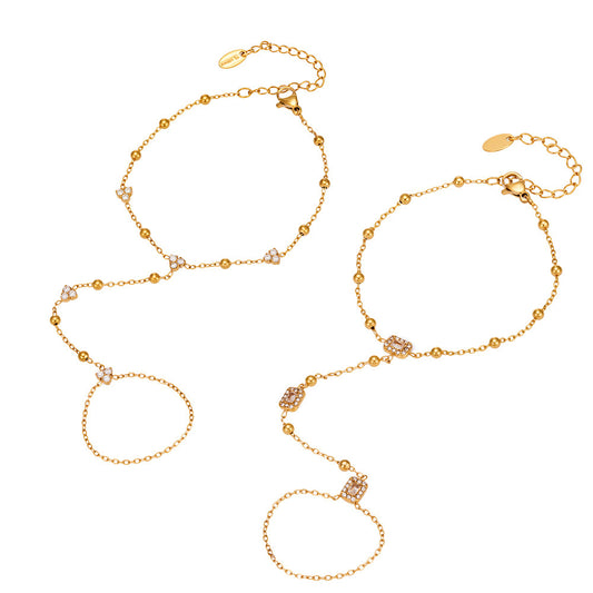 316L Stainless Steel 18K PVD Gold Link Bracelet made with 316L stainless steel and 18K PVD gold finish for wholesale jewelry buyers - image 15