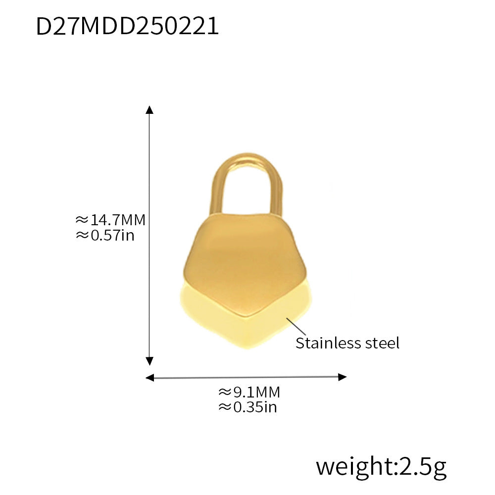 316L Stainless Steel Gold Pendant Necklace Charm Collection