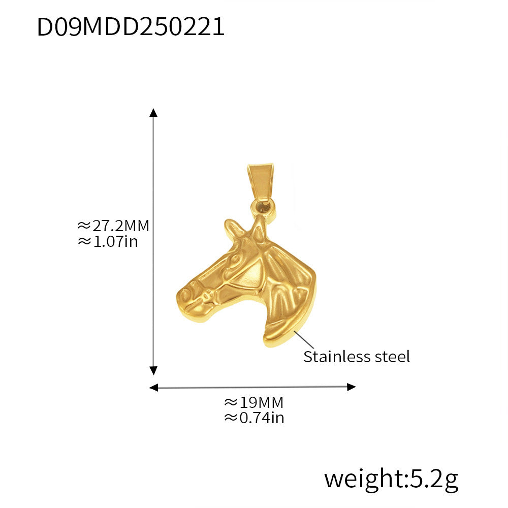 316L Stainless Steel Gold Pendant Necklace Charm Collection