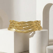316L Stainless Steel intertwined blade chain bracelet in gift box, wholesale waterproof