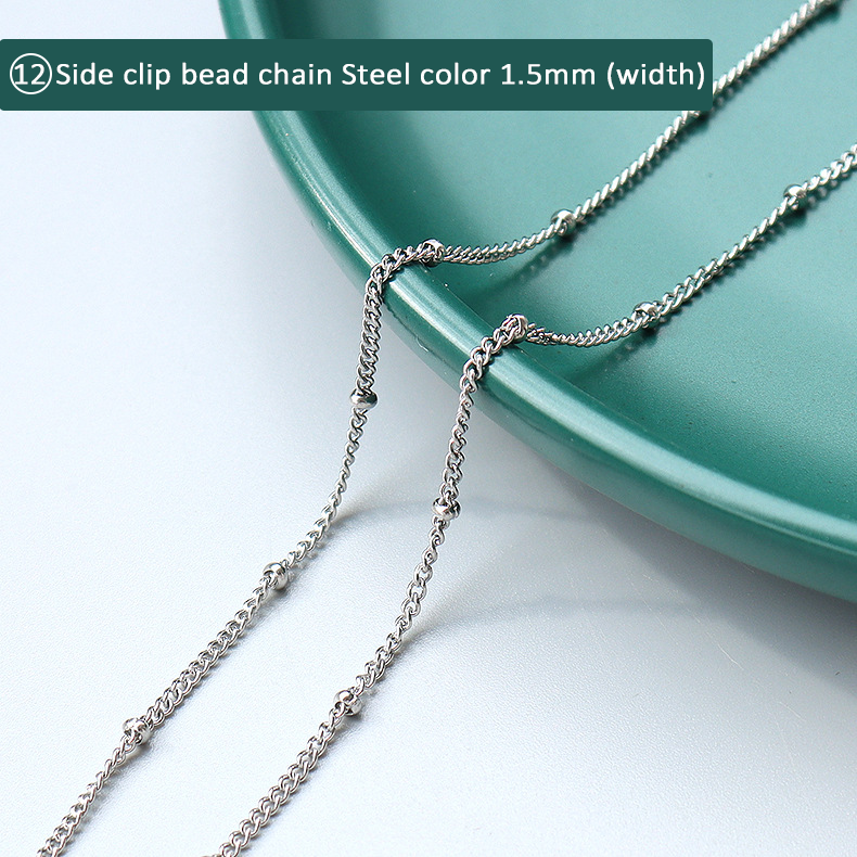 316L stainless steel 18K Gold Plated Minimalist Layering Chain Necklaces product card view for wholesale necklace buyers