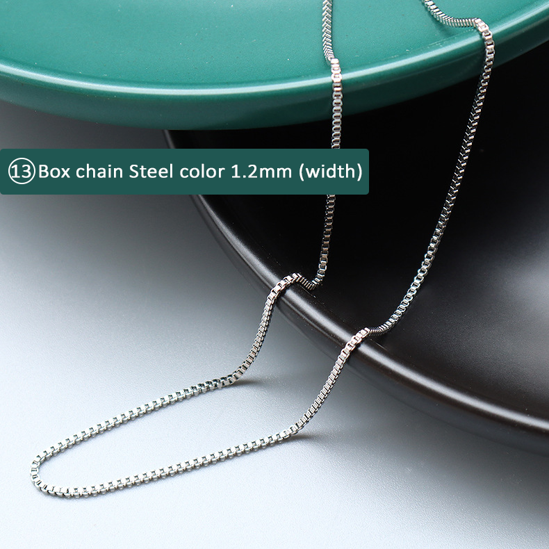 316L Stainless Steel 18K Gold Plated Minimalist Layering Chain Necklaces
