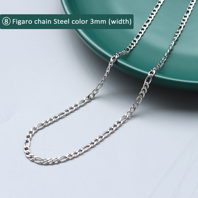 316L Stainless Steel 18K Gold Plated Minimalist Layering Chain Necklaces