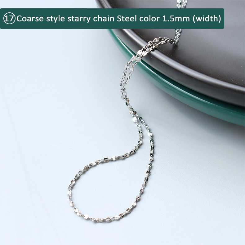 316L Stainless Steel 18K Gold Plated Minimalist Layering Chain Necklaces