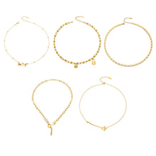 MiduoduoJewelry 316L stainless steel minimalist necklace collection with pendant, chain link and lariat designs