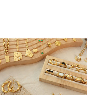 316L Stainless Steel Minimalist Open Cuff Bracelet - Image 7