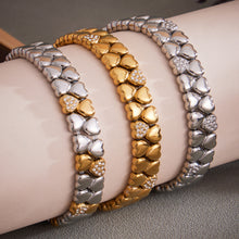 316L Stainless Steel Minimalist Zircon Heart Charm Bracelet - Image 6