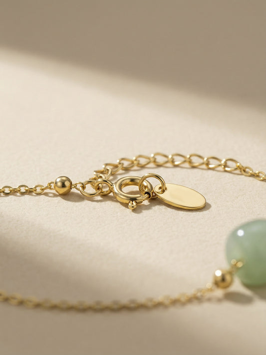 316L Stainless Steel Modern Minimalist Round Bead Necklace & Bracelet Set - Image 1