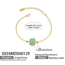 316L Stainless Steel Modern Minimalist Round Bead Necklace & Bracelet Set - Image 3