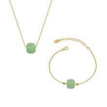 316L Stainless Steel Modern Minimalist Round Bead Necklace & Bracelet Set - Image 7