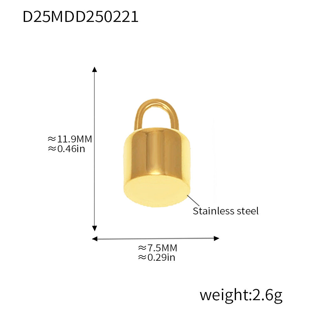 316L Stainless Steel Gold Pendant Necklace Charm Collection
