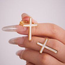 316L Stainless Steel Mother-of-Pearl Cross Jewelry Collection - Image 5