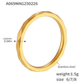 Gold / Size 6