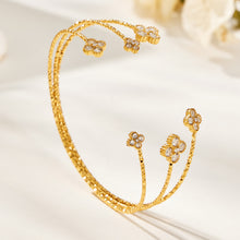 316L Stainless Steel 18K PVD Gold Multi-Layer Open Bangle made with 316L stainless steel and 18K PVD gold finish for wholesale jewelry buyers - image 14