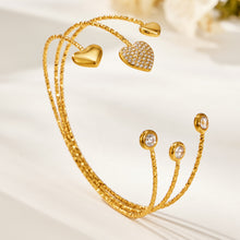 316L Stainless Steel 18K PVD Gold Multi-Layer Open Bangle made with 316L stainless steel and 18K PVD gold finish for wholesale jewelry buyers - image 15