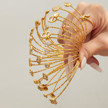 316L Stainless Steel 18K PVD Gold Multi-Layer Open Bangle made with 316L stainless steel and 18K PVD gold finish for wholesale jewelry buyers - image 17