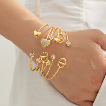316L Stainless Steel 18K PVD Gold Multi-Layer Open Bangle made with 316L stainless steel and 18K PVD gold finish for wholesale jewelry buyers - image 21