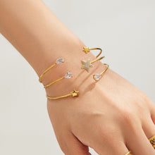 316L Stainless Steel 18K PVD Gold Multi-Layer Open Bangle made with 316L stainless steel and 18K PVD gold finish for wholesale jewelry buyers - image 22