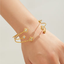 316L Stainless Steel 18K PVD Gold Multi-Layer Open Bangle made with 316L stainless steel and 18K PVD gold finish for wholesale jewelry buyers - image 24