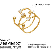 316L Stainless Steel 18K PVD Gold Multi-Layer Twist Open Ring made with 316L stainless steel and 18K PVD gold finish for wholesale jewelry buyers - image 13