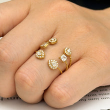 316L Stainless Steel 18K PVD Gold Multi-Layer Twist Open Ring made with 316L stainless steel and 18K PVD gold finish for wholesale jewelry buyers - image 8