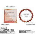 Style K Zircon & Natural Stone Stretch Bracelet / Bracelet