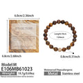 Style M Zircon & Natural Stone Stretch Bracelet / Bracelet