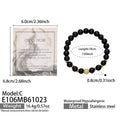 Style C Zircon & Natural Stone Stretch Bracelet / Bracelet