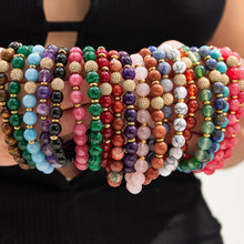 316L Stainless Steel 18K PVD Gold Natural Stone Beaded Bracelet made with 316L stainless steel and 18K PVD gold finish for wholesale jewelry buyers - image 30