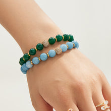 316L Stainless Steel 18K PVD Gold Natural Stone Beaded Bracelet made with 316L stainless steel and 18K PVD gold finish for wholesale jewelry buyers - image 32