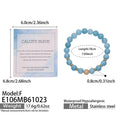 Style F Zircon & Natural Stone Stretch Bracelet / Bracelet