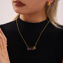 316L Stainless Steel 18K PVD Gold Natural Stone Pearl Necklace made with 316L stainless steel and 18K PVD gold finish for wholesale jewelry buyers - image 11