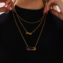 316L Stainless Steel 18K PVD Gold Natural Stone Pearl Necklace made with 316L stainless steel and 18K PVD gold finish for wholesale jewelry buyers - image 12
