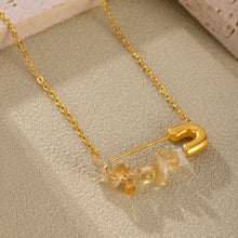 316L Stainless Steel 18K PVD Gold Natural Stone Pearl Necklace made with 316L stainless steel and 18K PVD gold finish for wholesale jewelry buyers - image 19
