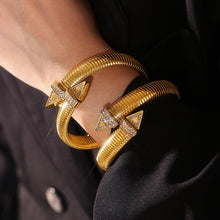 316L Stainless Steel 18K PVD Gold Open Bangle Bracelet made with 316L stainless steel and 18K PVD gold finish for wholesale jewelry buyers - image 5