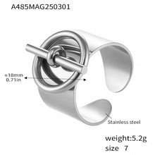 316L Stainless Steel 18K PVD Gold Open Wide Band Ring made with 316L stainless steel and 18K PVD gold finish for wholesale jewelry buyers - image 9