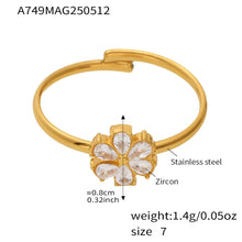 316L Stainless Steel Pavé 5A Zirconia Stacking Ring - Image 2