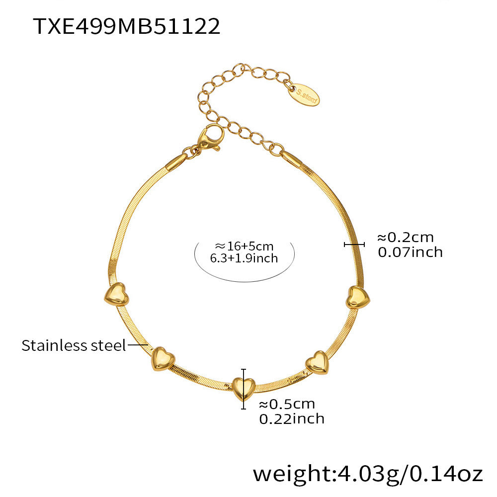 316L Stainless Steel Pavé Zircon Charm Blade Chain Jewelry - Image 10